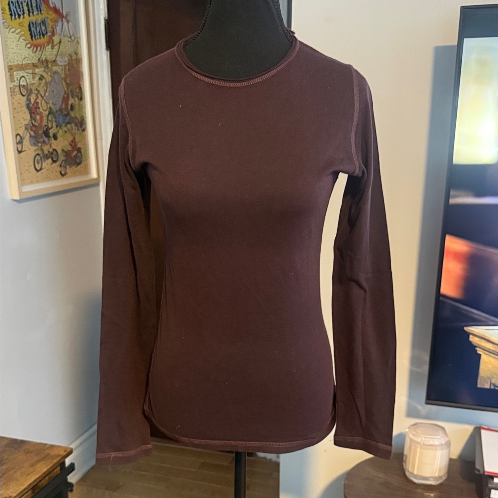 Majestic Long Sleeve Top - Rich Purple